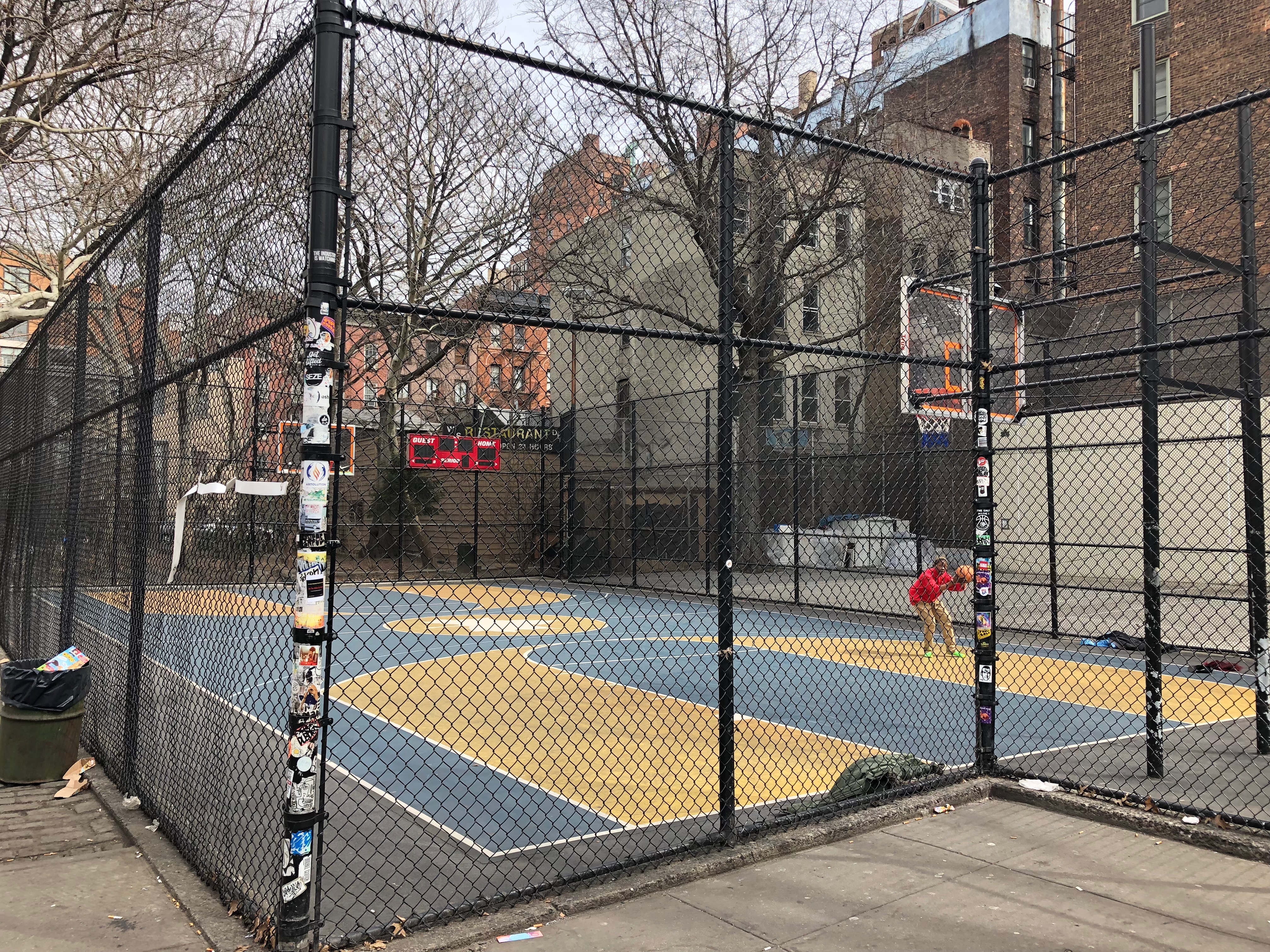 Terrain de basket à Greenwich